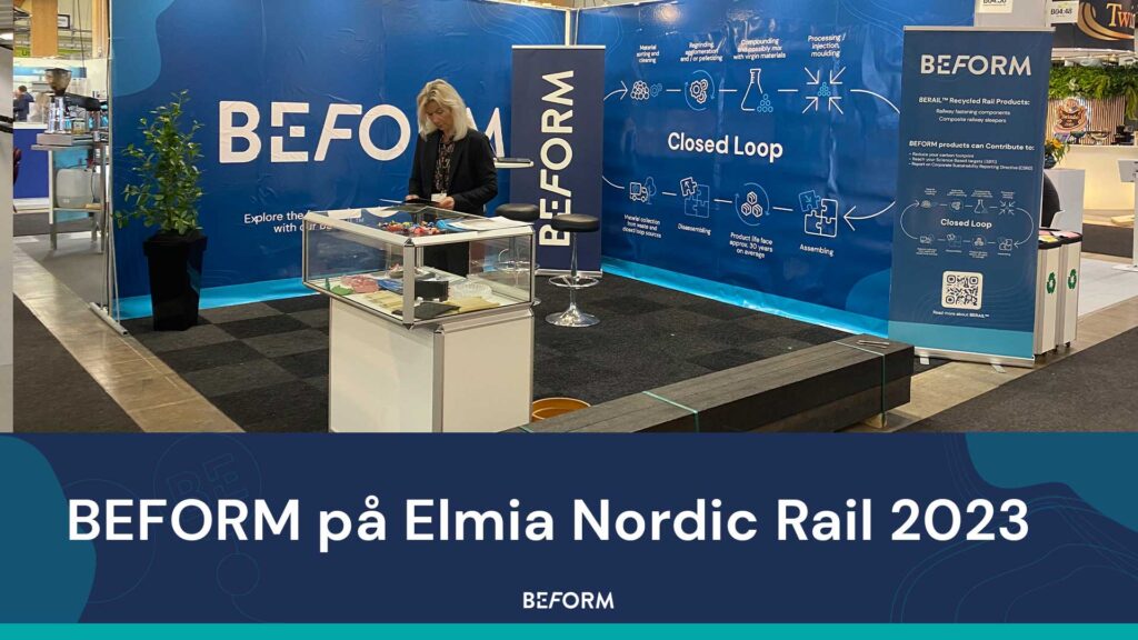 BEFORM AS deltok på Elmia Nordic Rail messen 2023